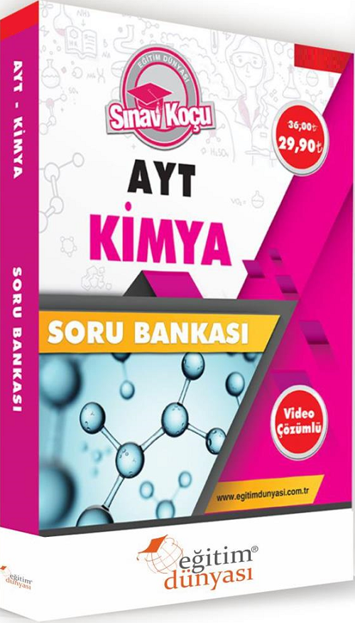 SÜPER FİYAT - Eğitim Dünyası YKS AYT Kimya Sınav Koçu Soru Bankası Eğitim Dünyası Yayınları