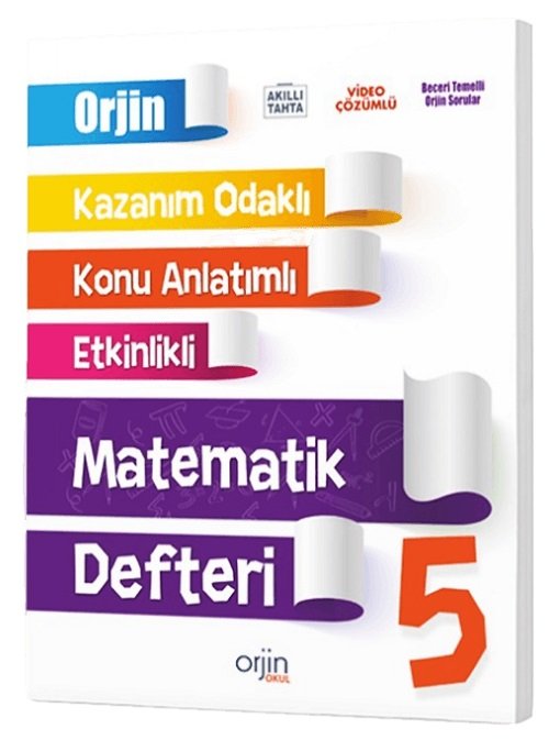 Gama 5. Sınıf Matematik Orjin Konu Anlatımlı Defter Gama Yayınları