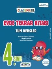 Okyanus 4. Sınıf Tüm Dersler Classmate Evde Tekrar Kitabı Okyanus Yayınları