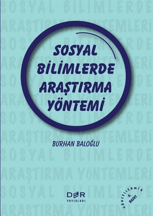 Der Yayınları Sosyal Bilimlerde Araştırma Yöntemi - Burhan Baloğlu Der Yayınları