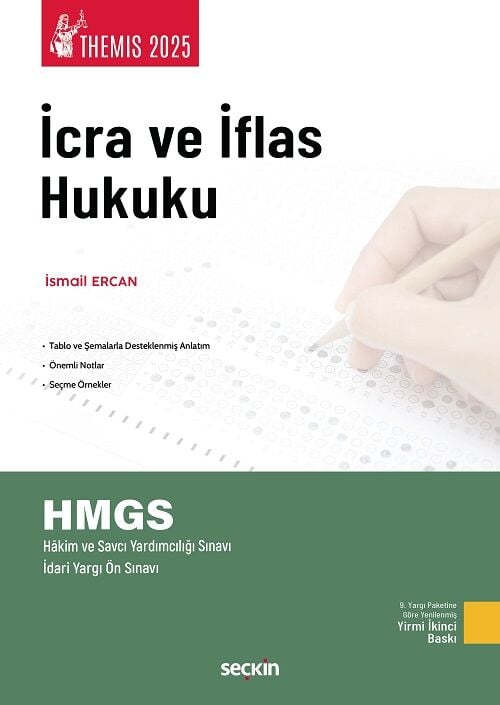 Seçkin 2025 THEMİS HMGS İcra ve İflas Hukuku Konu 22. Baskı - İsmail Ercan Seçkin Yayınları