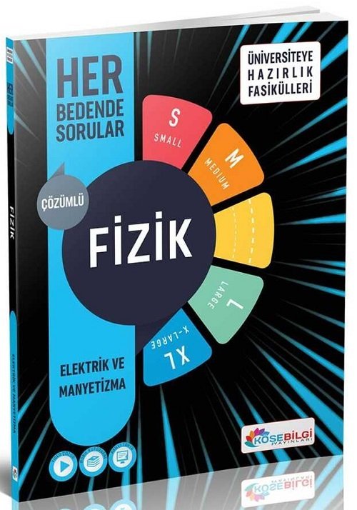 Köşebilgi YKS TYT AYT Fizik Elektrik ve Manyetizma Her Bedende Sorular Video Çözümlü Köşebilgi Yayınları