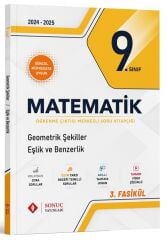 Sonuç 9. Sınıf Matematik Geometrik Şekiller Eşlik ve Benzerlik 3. Fasikül Soru Bankası Sonuç Yayınları