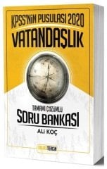 Doğru Tercih 2020 KPSS nin Pusulası Vatandaşlık Soru Bankası Çözümlü Ali Koç Doğru Tercih Yayınları