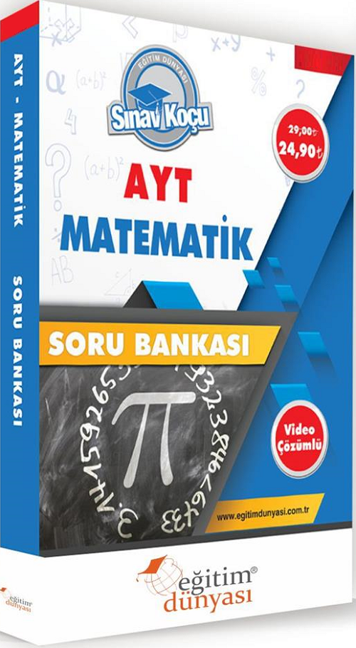 SÜPER FİYAT - Eğitim Dünyası YKS AYT Matematik Sınav Koçu Soru Bankası Video Çözümlü Eğitim Dünyası Yayınları