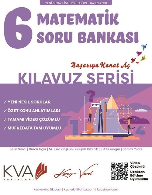 KVA Koray Varol 6. Sınıf Matematik Kılavuz Serisi Soru Bankası KVA Koray Varol Yayınları