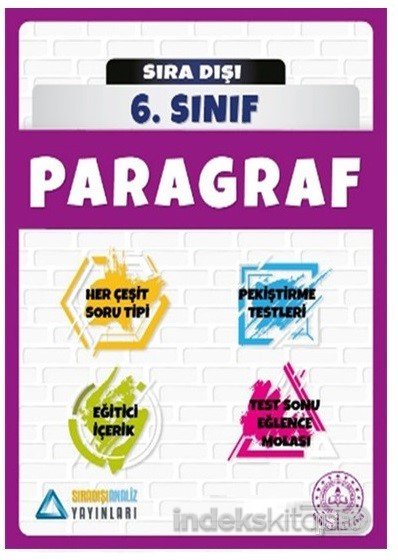 SÜPER FİYAT - Sıradışı Analiz 6. Sınıf Paragraf Soru Bankası Sıradışı Analiz Yayınları