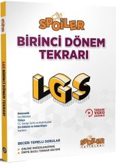 Spoiler 8. Sınıf LGS Tüm Dersler 1. Dönem Tekrarı Spoiler Yayınları