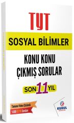 Kurul YKS TYT Sosyal Bilimler Çıkmış Sorular Son 11 Yıl Konu Konu Çözümlü Kurul Yayıncılık