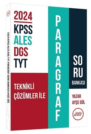 Hangi KPSS 2024 KPSS ALES DGS TYT Paragraf Soru Bankası - Ayşe Gül Hangi KPSS Yayınları