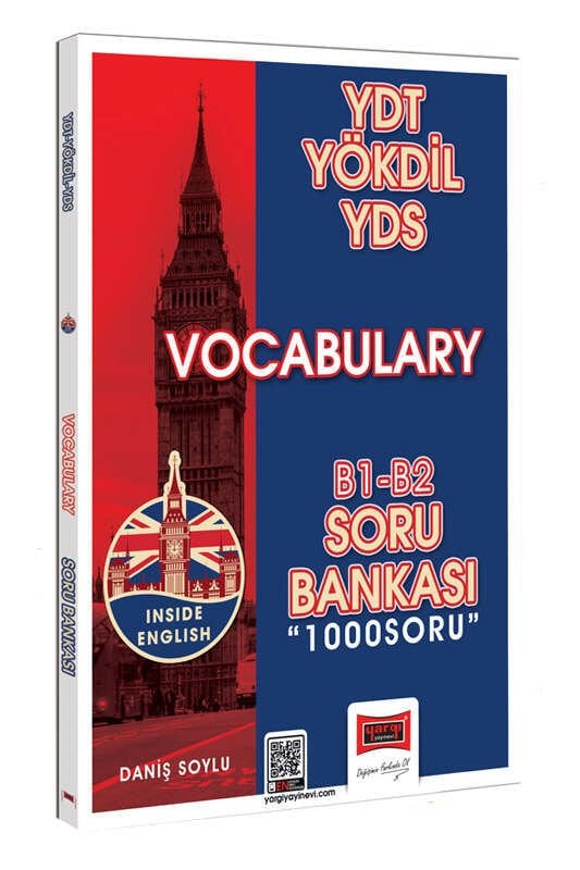 Yargı YDT YÖKDİL YDS Vocabulary B1-B2 1000 Soru Bankası - Danış Soylu Yargı Yayınları-