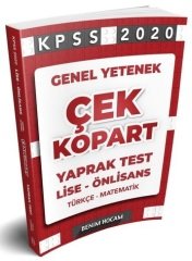 Benim Hocam 2020 KPSS Lise Ön Lisans Genel Yetenek Yaprak Test Çek Kopart Benim Hocam Yayınları