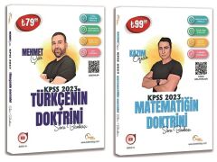 SÜPER FİYAT - Doktrin 2023 KPSS Türkçe-Matematik Soru 2 li Set Doktrin Yayınları