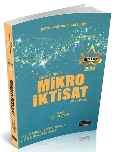 Savaş 2020 BEST OF Mikro İktisat Soru Bankası Çözümlü Savaş Yayınları