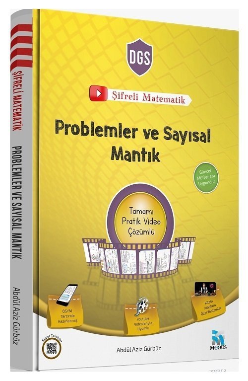 Modus 2020 DGS Şifreli Matematik Problemler ve Sayısal Mantık Video Çözümlü Abdül Aziz Gürbüz Modus Yayınları