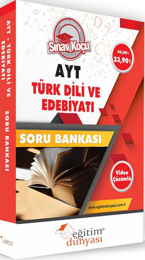 SÜPER FİYAT - Eğitim Dünyası YKS AYT Türk Dili ve Edebiyatı Sınav Koçu Soru Bankası Eğitim Dünyası Yayınları