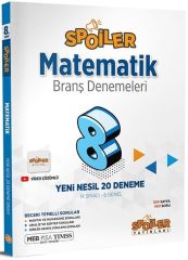 Spoiler 8. Sınıf Matematik Spoiler 20 Deneme Spoiler Yayınları