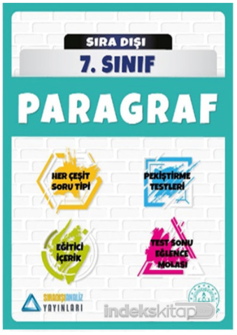 SÜPER FİYAT - Sıradışı Analiz 7. Sınıf Paragraf Soru Bankası Sıradışı Analiz Yayınları