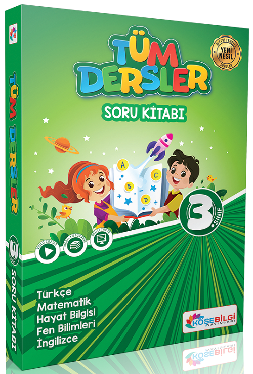 Köşebilgi 3. Sınıf Tüm Dersler Soru Bankası Köşebilgi Yayınları