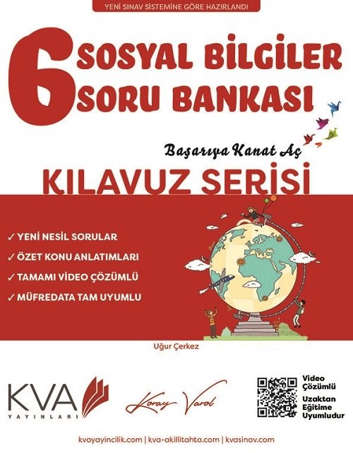 KVA Koray Varol 6. Sınıf Sosyal Bilgiler Kılavuz Serisi Soru Bankası KVA Koray Varol Yayınları