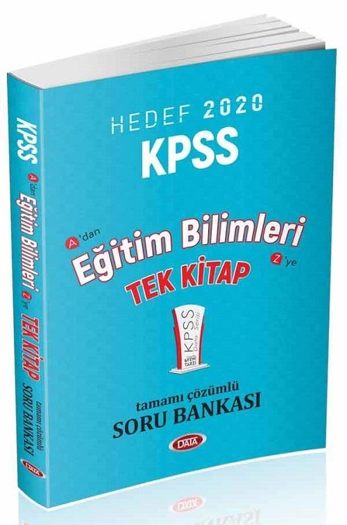 SÜPER FİYAT - Data 2020 KPSS Eğitim Bilimleri Soru Bankası Çözümlü Tek Kitap Data Yayınları