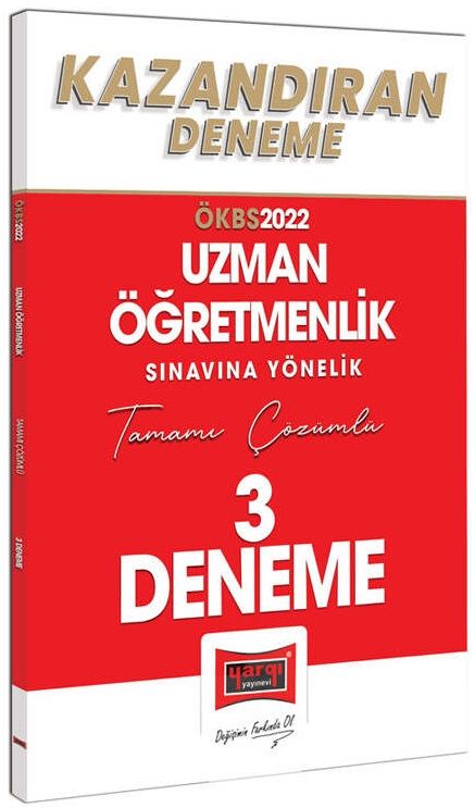 Yargı 2022 MEB ÖKBS Uzman Öğretmenlik Kazandıran 3 Deneme Çözümlü Yargı Yayınları