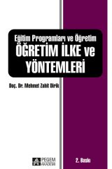 Pegem Eğitim Programları ve Öğretim Öğretim İlke ve Yöntemleri Mehmet Zahit Dirik Pegem Akademi Yayıncılık