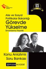 Pegem 2018 GYS Aile ve Sosyal Politikalar Bakanlığı Görevde Yükselme Konu Anlatımlı Soru Bankası Pegem Akademi Yayınları