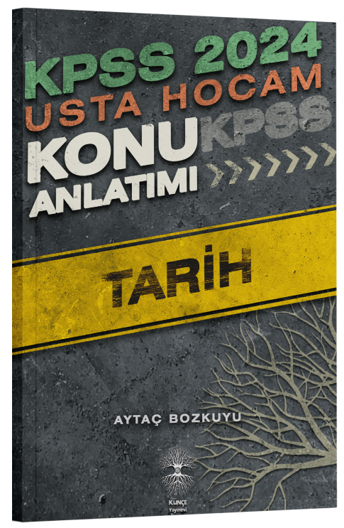 Künçe 2024 KPSS Tarih Usta Hocam Konu Anlatımı - Aytaç Bozkuyu Künçe Yayınevi