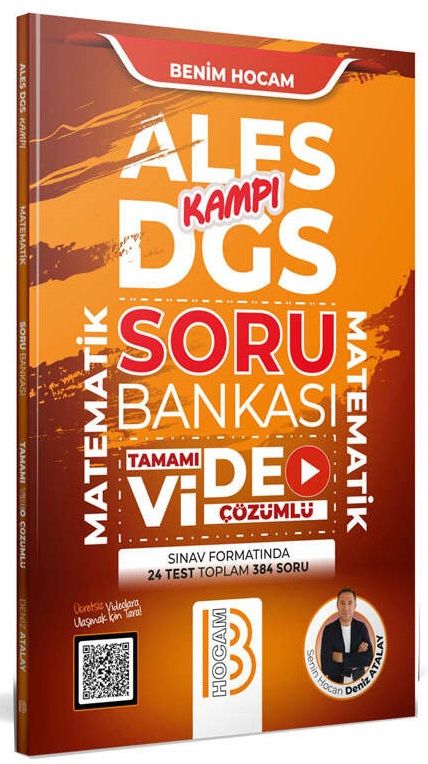 Benim Hocam ALES DGS Matematik Kampı Soru Bankası Video Çözümlü - Deniz Atalay Benim Hocam Yayınları