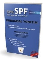 Pelikan SPK SPF 1018 Kurumsal Yönetim Konu Anlatımlı Soru Bankası Pelikan Yayınevi