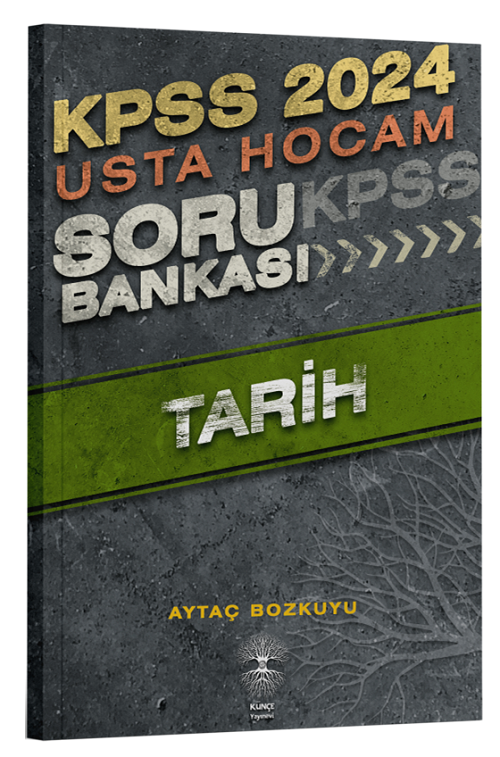 Künçe 2024 KPSS Tarih Usta Hocam Soru Bankası - Aytaç Bozkuyu Künçe Yayınevi