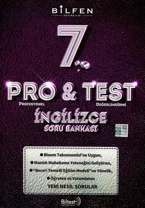 Bilfen 7. Sınıf İngilizce ProTest Soru Bankası Bilfen Yayıncılık