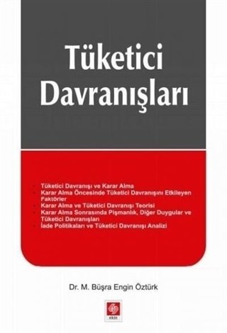 Ekin Tüketici Davranışları - Büşra Engin Öztürk Ekin Yayınları