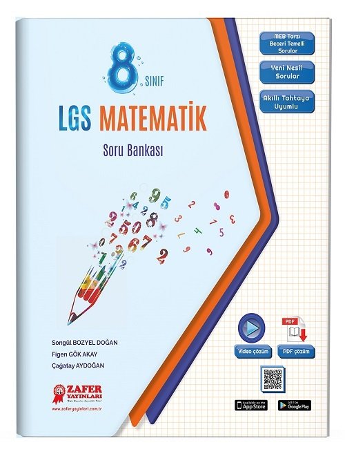 Zafer 8. Sınıf LGS Matematik Soru Bankası Zafer Yayınları