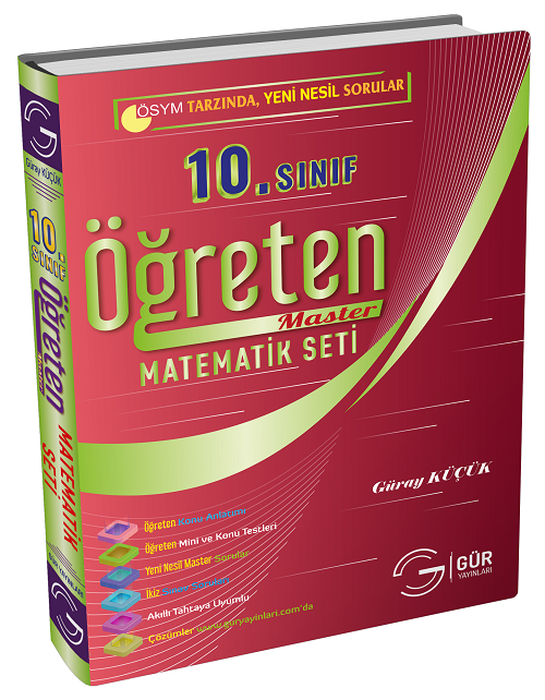 Gür 10. Sınıf Öğreten Master Matematik Seti Gür Yayınları