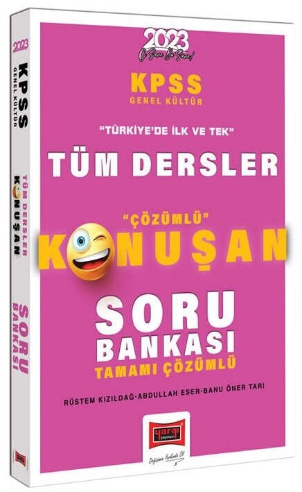 Yargı 2023 KPSS Genel Kültür Tüm Dersler Konuşan Soru Bankası Çözümlü Yargı Yayınları