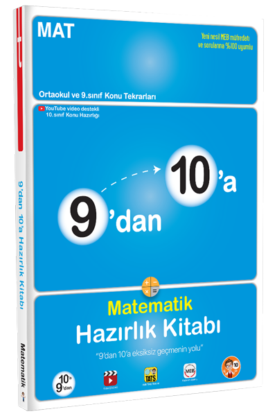 Tonguç 9 dan 10 a Matematik Hazırlık Kitabı Tonguç Akademi