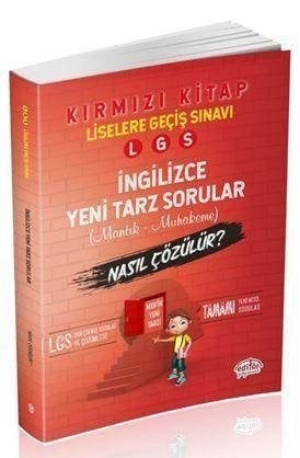 SÜPER FİYAT - Editör LGS İngilizce Mantık Muhakeme Soruları Nasıl Çözülür? Kırmızı Kitap Editör Yayınları