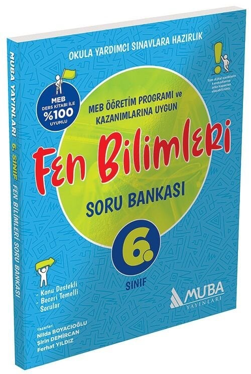 Muba 6. Sınıf Fen Bilimleri Soru Bankası Muba Yayınları