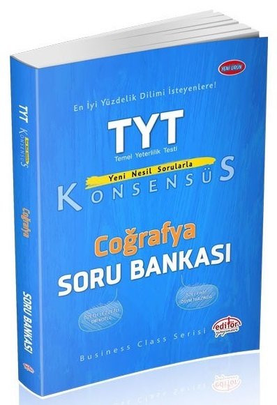 Editör YKS TYT Coğrafya Konsensüs Soru Bankası Editör Yayınları