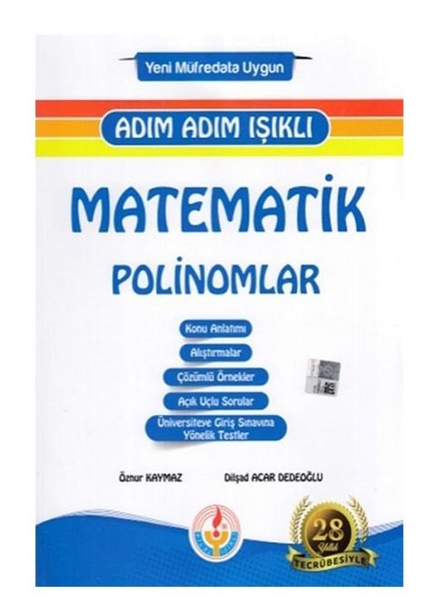 SÜPER FİYAT - Bilal Işıklı Matematik Polinomlar Adım Adım Işıklı Bilal Işıklı Yayınları