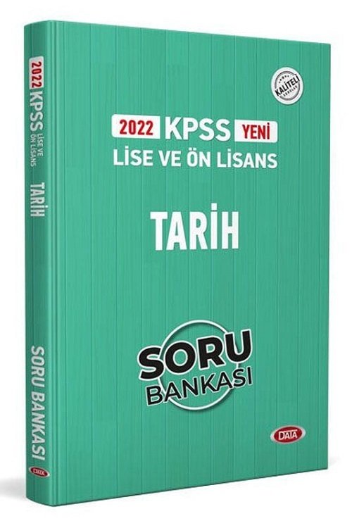 Data 2022 KPSS Lise Ön Lisans Tarih Soru Bankası Data Yayınları