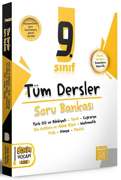 Benim Hocam 9. Sınıf Tüm Dersler Soru Bankası Benim Hocam Yayınları