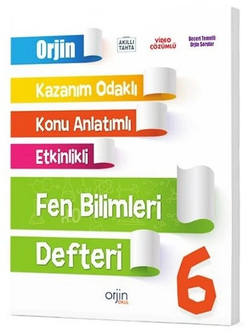 Gama 6. Sınıf Fen Bilimleri Orjin Konu Anlatımlı Defter Gama Yayınları