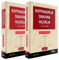 Temsil 2019 Kaymakamlık Sınavları Mevzuat Kitabı 2 Cilt Set Recep Özceylan Temsil Yayınları