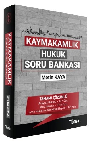 Temsil Kaymakamlık Hukuk Soru Bankası - Metin Kaya Temsil Yayınları