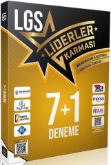 Liderler Karması 8. Sınıf LGS Tüm Dersler 7+1 Deneme Video Çözümlü Liderler Karması