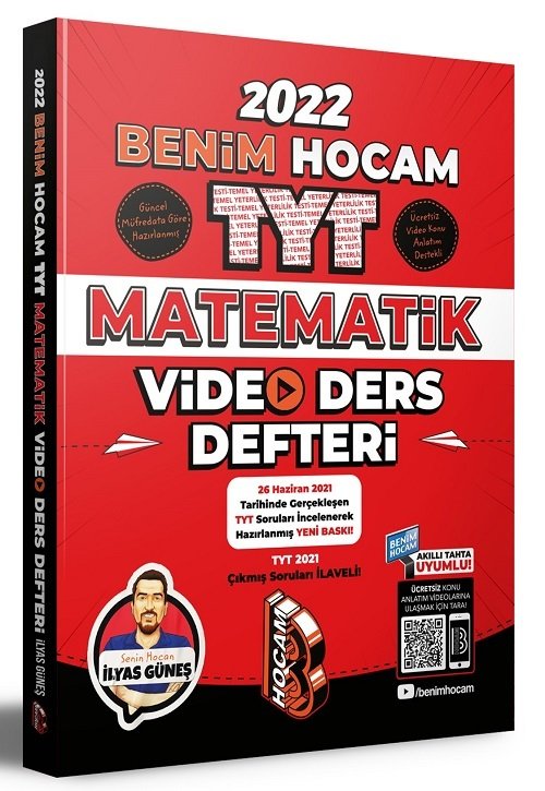 Benim Hocam 2022 YKS TYT Matematik Video Ders Defteri - İlyas Güneş Benim Hocam Yayınları