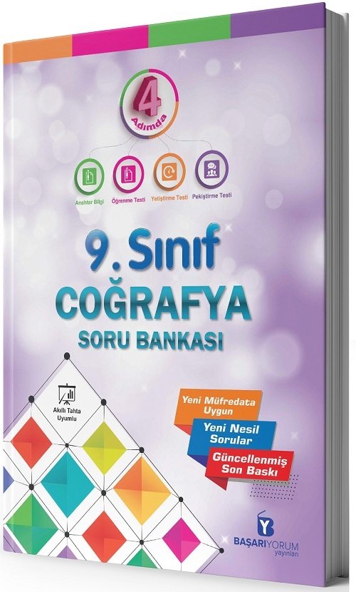 Başarıyorum 9. Sınıf Coğrafya 4 Adımda Soru Bankası Başarıyorum Yayınları